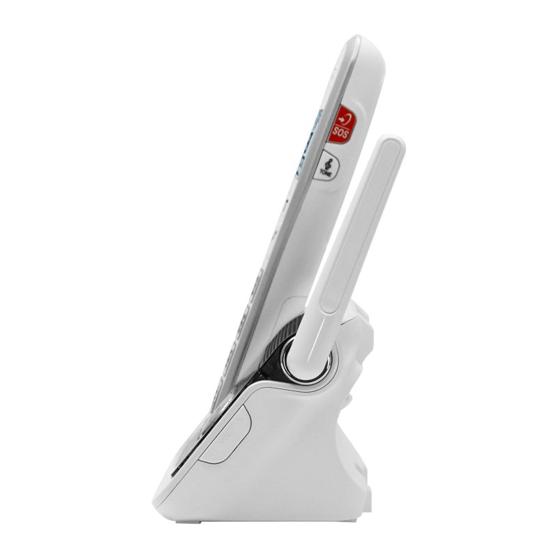 Geemarc Amplidect 295-2 Cordless Duo Phone With Answering Machine, Adjustable Loud Call Sound With Flash, Caller ID, Compatible With Hearing Aids